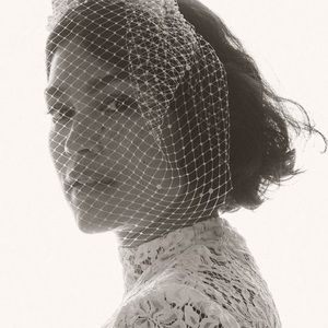 Anthropologie White Lace Veil